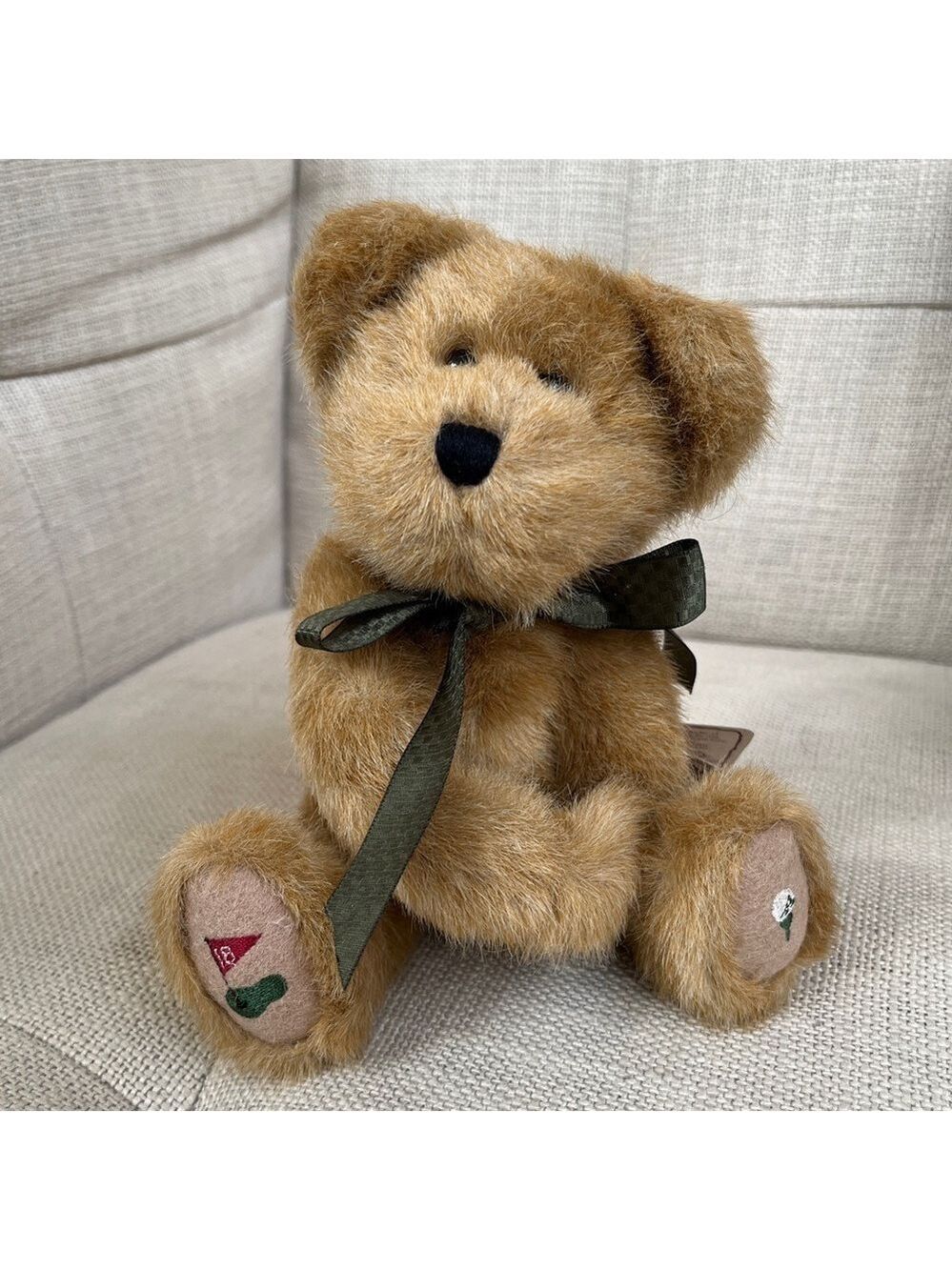 BOYDS Mulligan T. Duffer Golf Plush Jointed Bear Original Tags Gift Idea